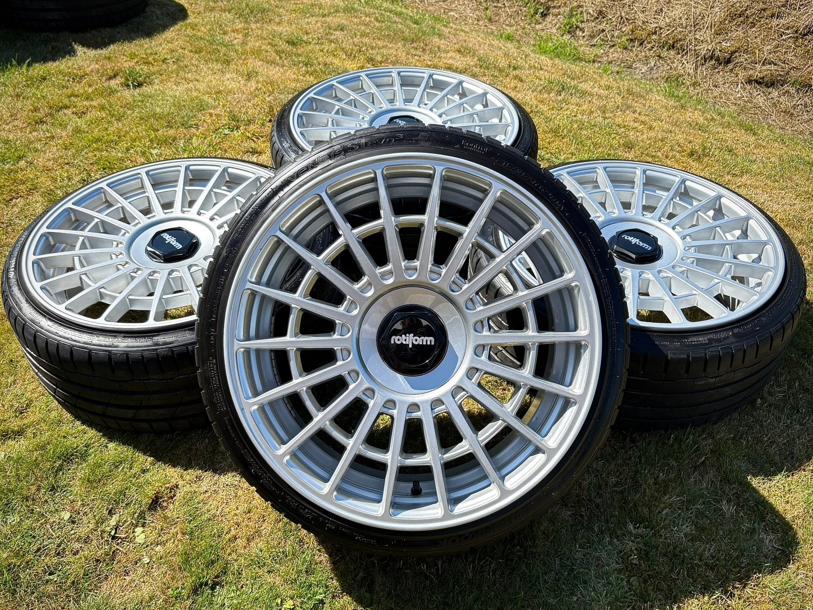 Super mooie set Rotiform Las-R 19” 5x112 Hankook, Banden en Velgen, Personenwagen, Zomerbanden, Ophalen