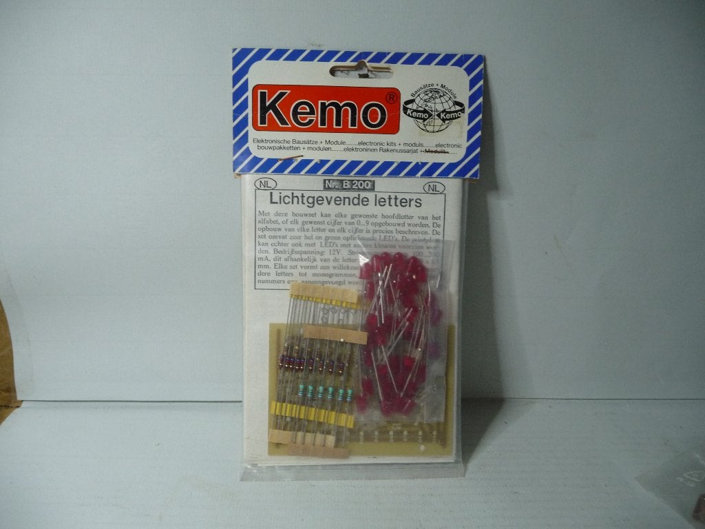 Kema B200 bouwpakket lichtgevende letters. Verzending kan, Hobby en Vrije tijd, Elektronica-componenten, Verzenden, Nieuw
