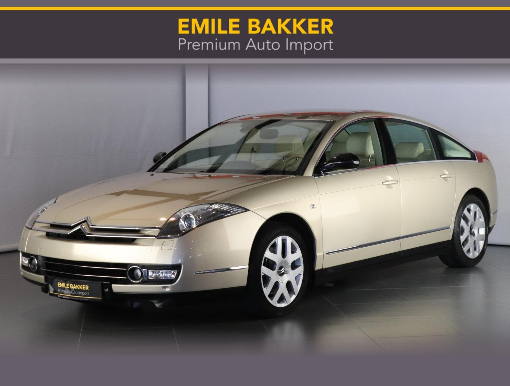 Citroen C6 3.0 V6 Exclusive "Mativoire" 65.000km!, Auto's, Dealer onderhouden, Gebruikt, Beige, C6