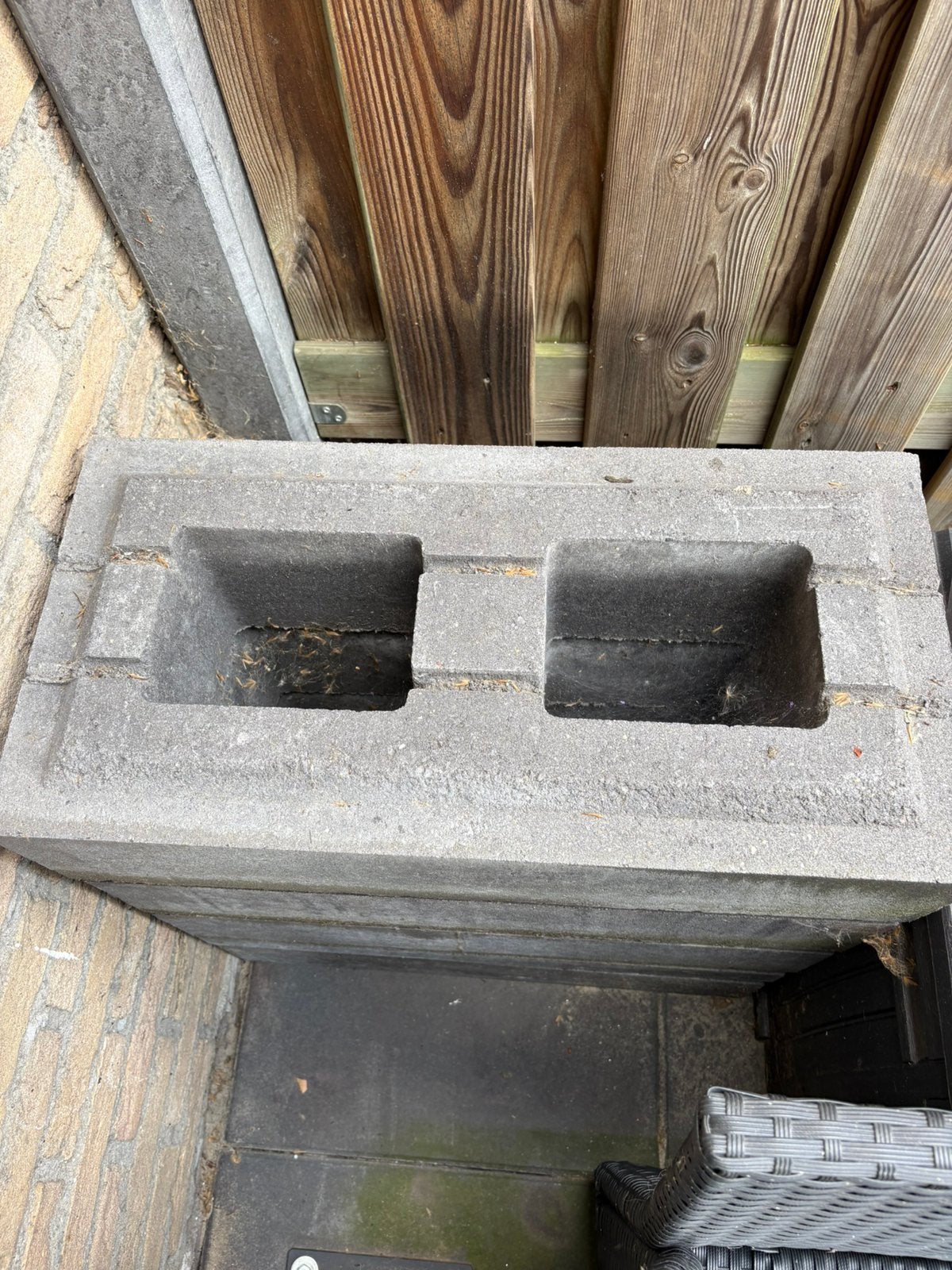 Stapel blokken antraciet moodul 12xgroot 9x klein, Ophalen, Zo goed als nieuw, Tuin, Minder dan 30 cm
