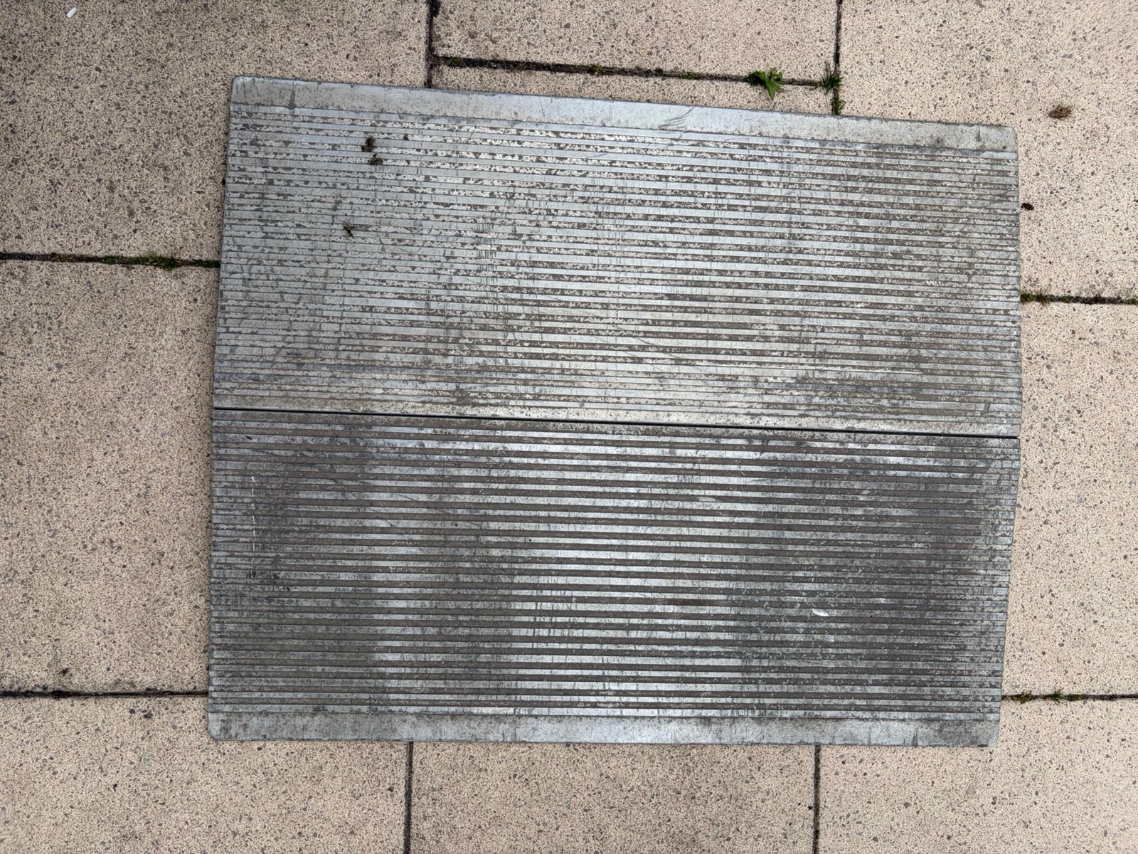 Loop plank tbv rolstoel over drempel ed, Ophalen, Gebruikt