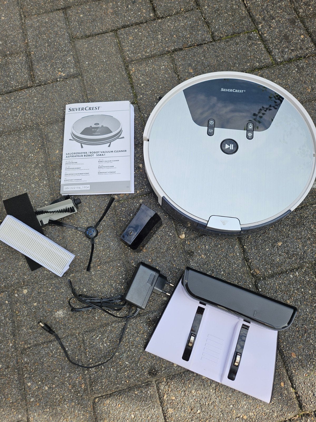 SilverCrest Robot Stofzuiger + nieuwe filters en borstelset, Overige merken, Gebruikt, Ophalen of Verzenden, Minder dan 1200 watt