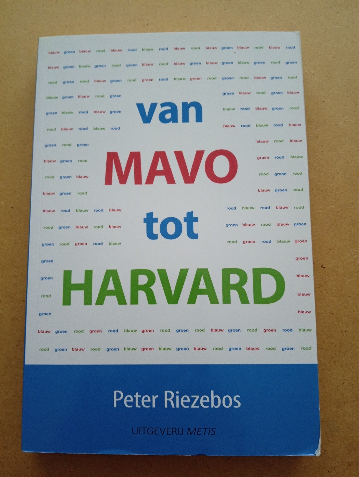 Van MAVO tot HARVARD - Peter Riezebos, Boeken, Ophalen of Verzenden, Zo goed als nieuw, Gamma, Peter Riezebos