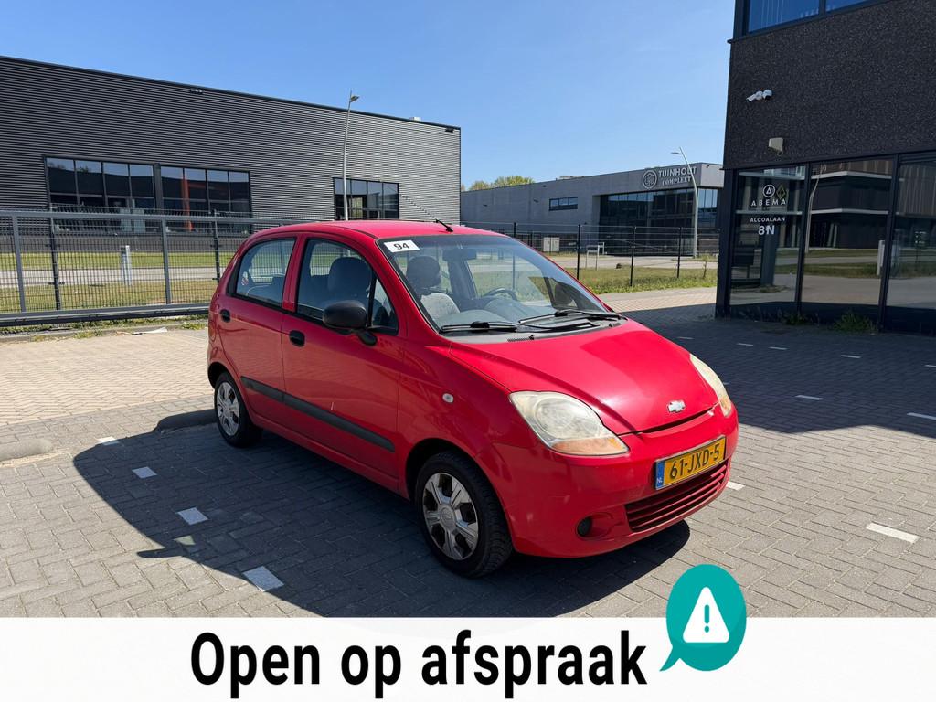Chevrolet Matiz 0.8 Airco, Elek.ramen, Stuurbekr, Trekhaak, Auto's, Chevrolet, Gebruikt, Origineel Nederlands, Bedrijf, Handgeschakeld