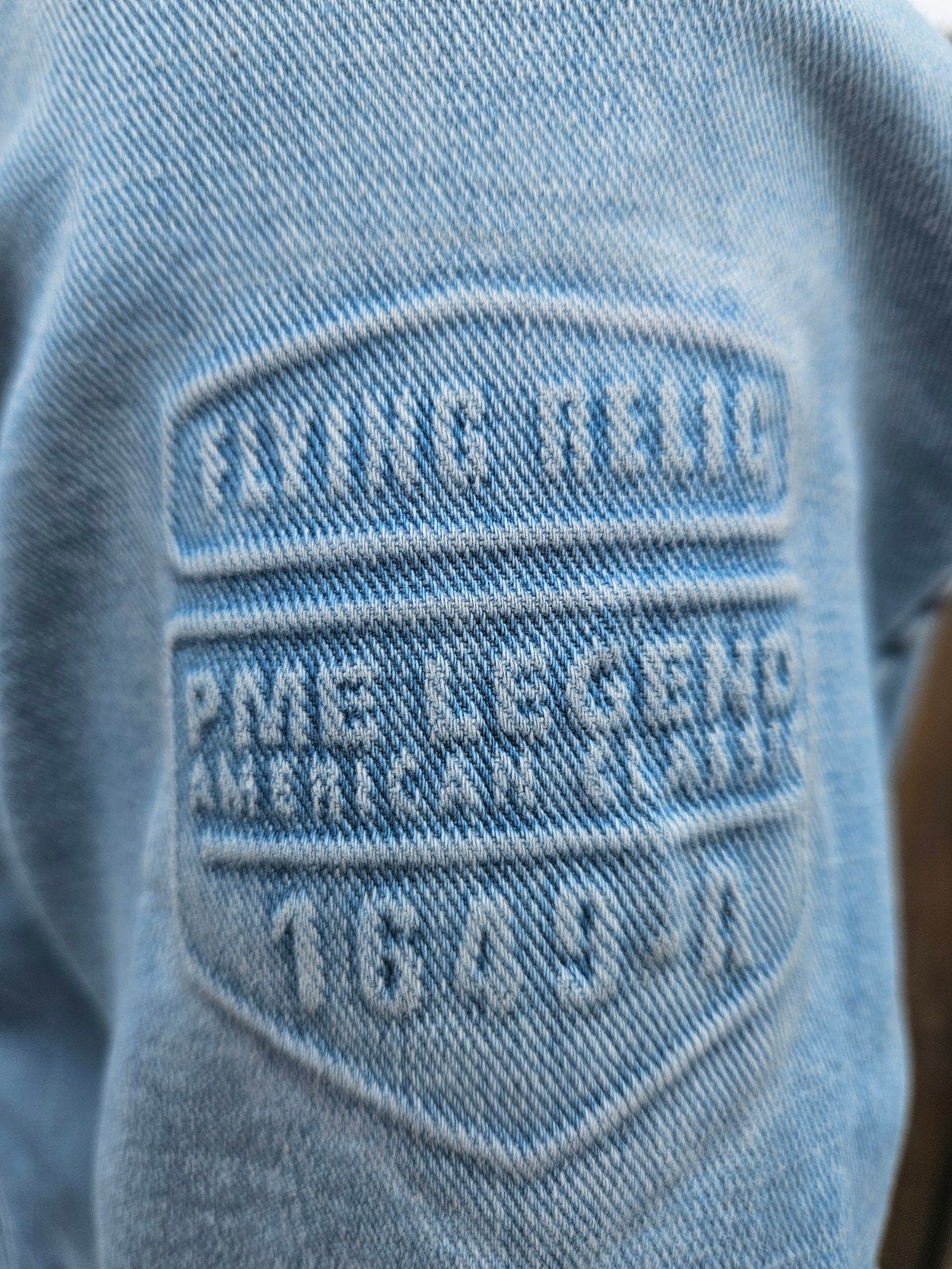 PME Legend stretch spijkerjas / jack / denim jacket (L), Kleding | Heren, Maat 52/54 (L), Blauw, ., Ophalen of Verzenden