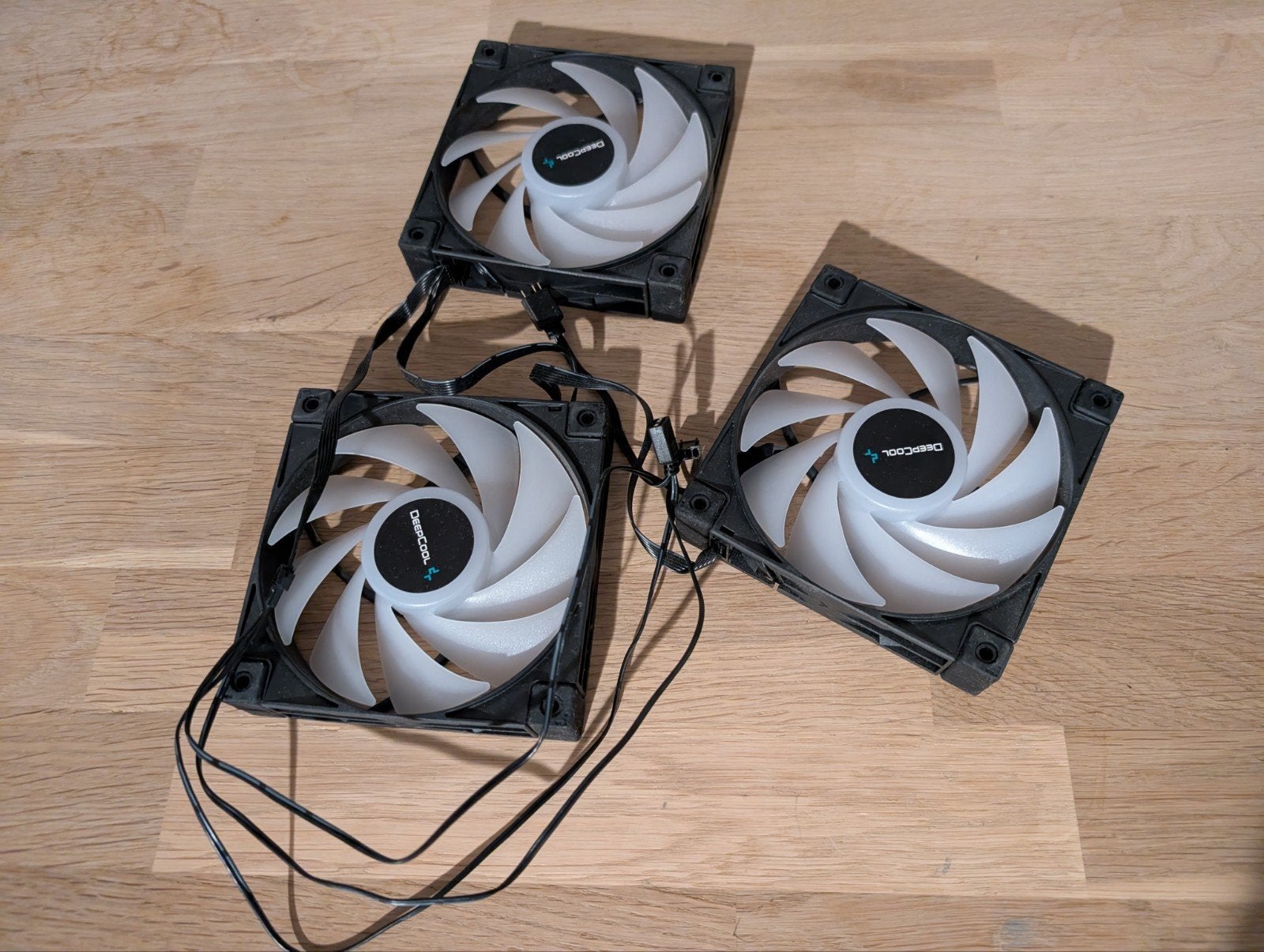 Corsair en Deepcool argb fans, Computers en Software, Ophalen of Verzenden, Zo goed als nieuw, Luchtkoeling