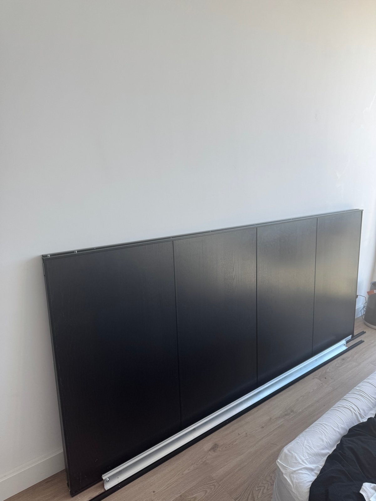 2x Ikea Pax Sliding Doors - Dark Brown, Ophalen, Gebruikt, 100 tot 150 cm, 200 cm of meer