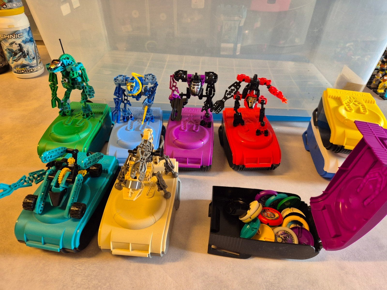 Lego Slizer en lego technic roboriders, Ophalen, Meerdere sets, Lego, Zo goed als nieuw