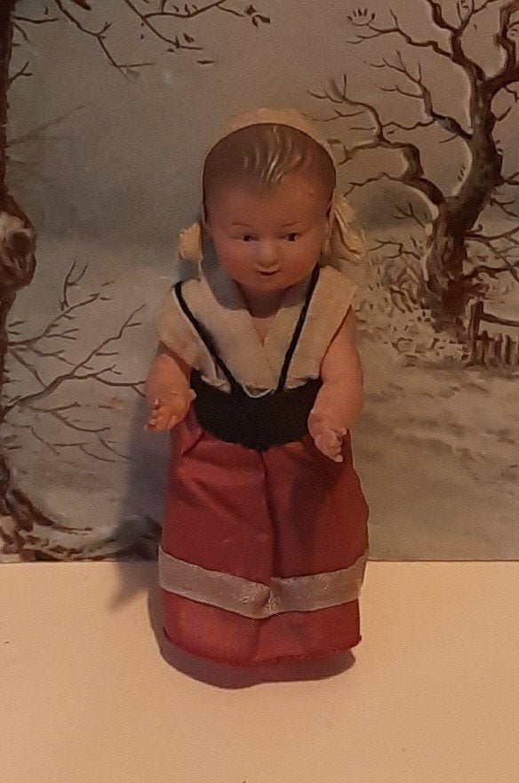Oud Petitcollin Popje, Antiek en Kunst, Antiek | Speelgoed, Verzenden