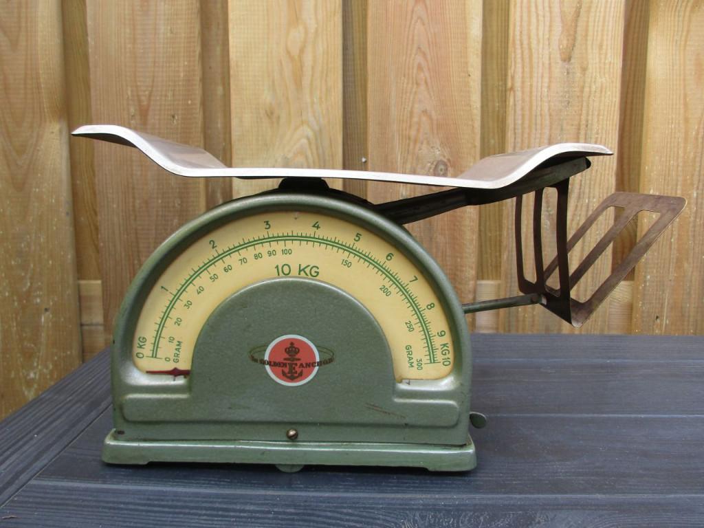 Design weegschaal The Golden e anchor, Ophalen