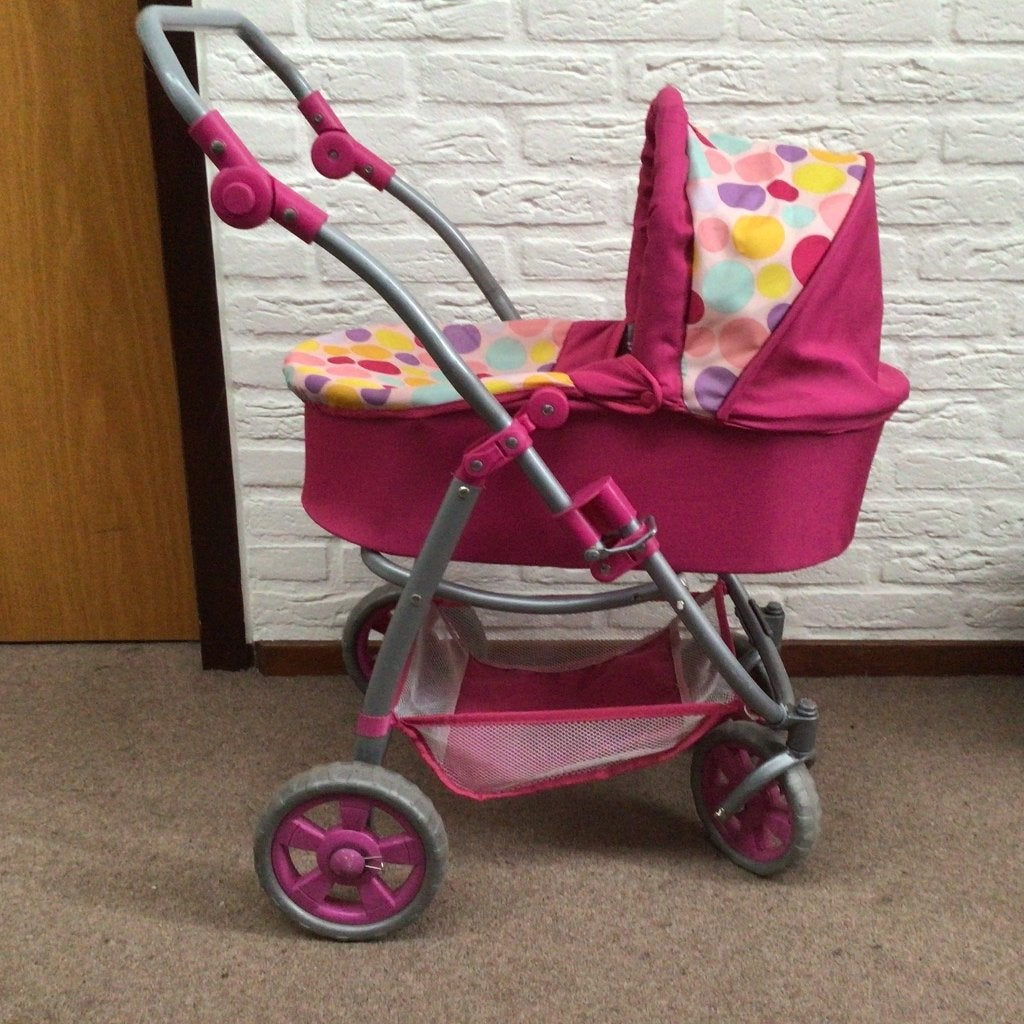 poppenwagen, 3 in 1, combiwagen,buggy, reiswieg, Ophalen, Gebruikt, Babypop