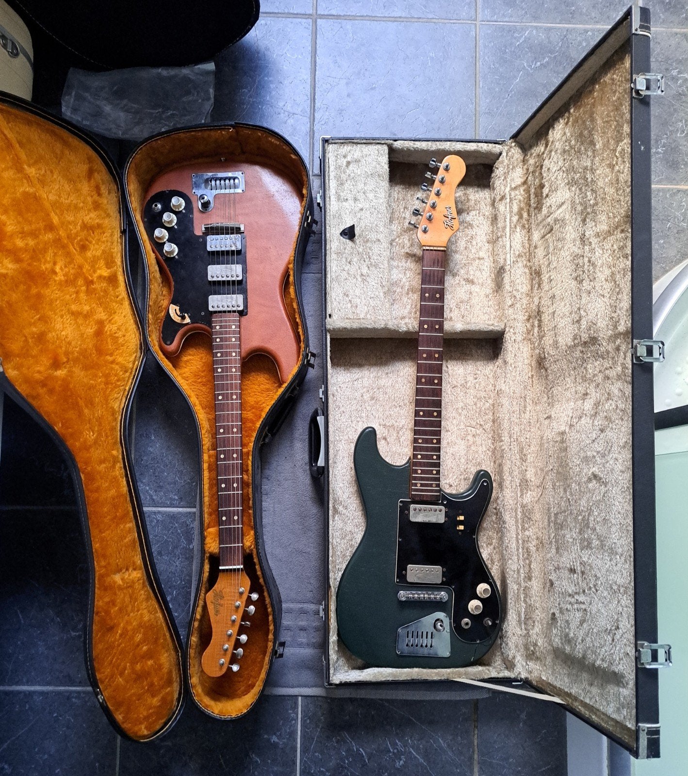 Hofner 172 en 173 gitaren, Ophalen of Verzenden, Gebruikt, Solid body, Overige merken