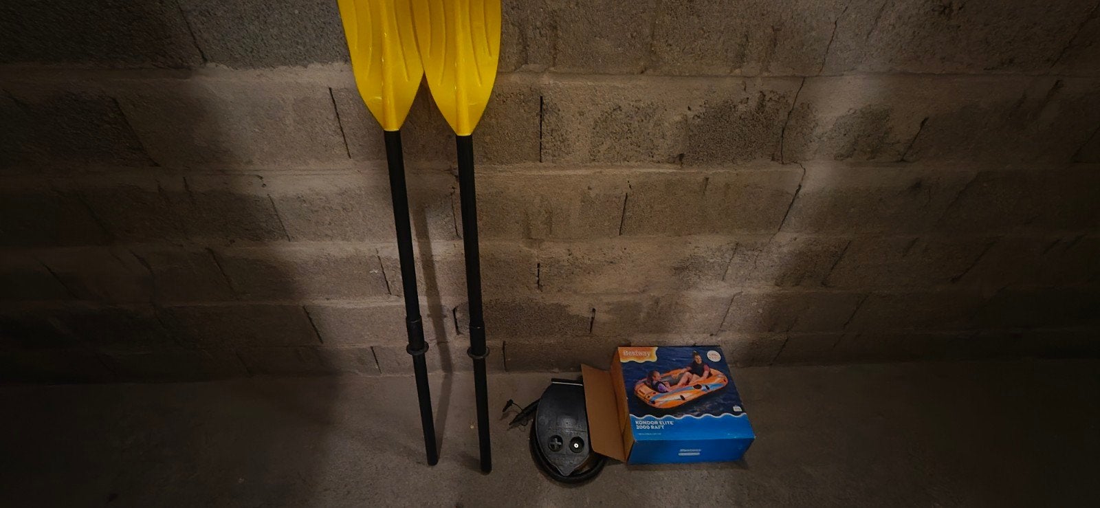 Bestway Kondor Elite 2000 Raft met peddels en pomp, Ophalen, Minder dan 80 cm, Opzetzwembad, Rechthoekig