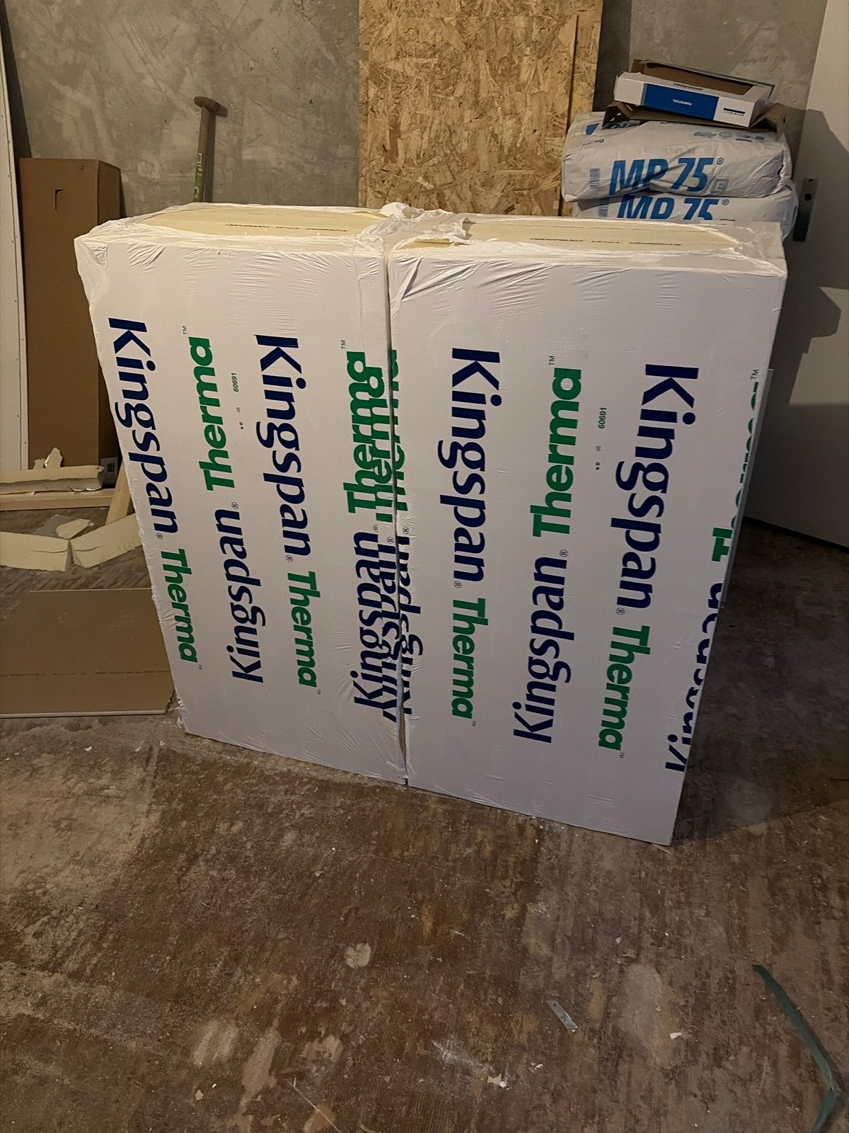 Kingspan Therma PIR isolatieplaten 100mm - 5,76m², Ophalen, Vloerisolatie, Nieuw, 5 tot 10 m²