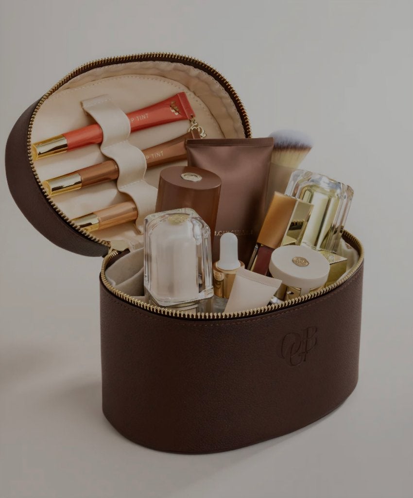 Nieuw   olcay gulsen beauty  vanity case, Ophalen of Verzenden, Nieuw, Bruin, Softcase