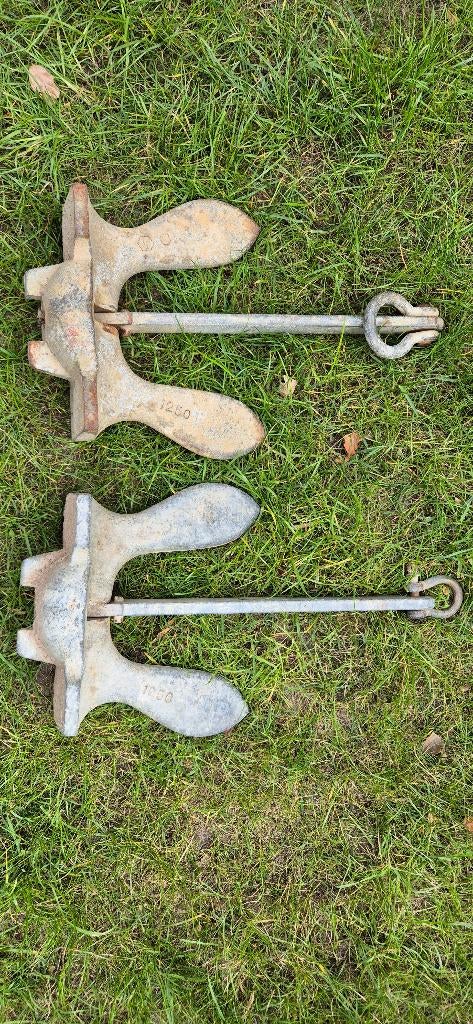 Anker 12,5 Kg 2 stuks, Ophalen, Gebruikt, Overige typen