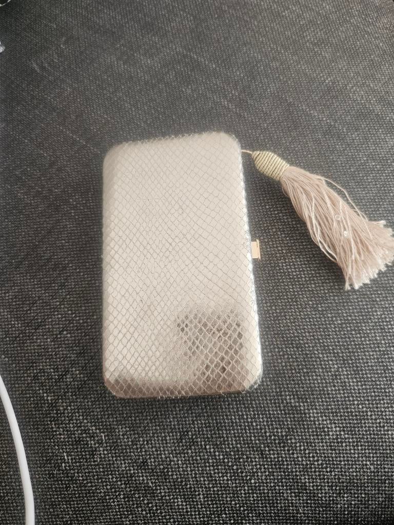 Stijlvolle portemonnee met kwastje, Overige merken, Gebruikt, Beige, Ophalen of Verzenden