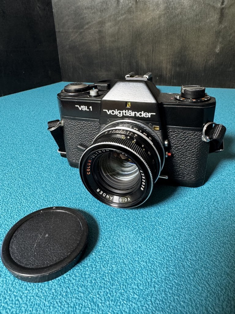 Voigtlander VSL 1. kleinbeeld camera, Ophalen of Verzenden, Gebruikt, Spiegelreflex, Overige Merken