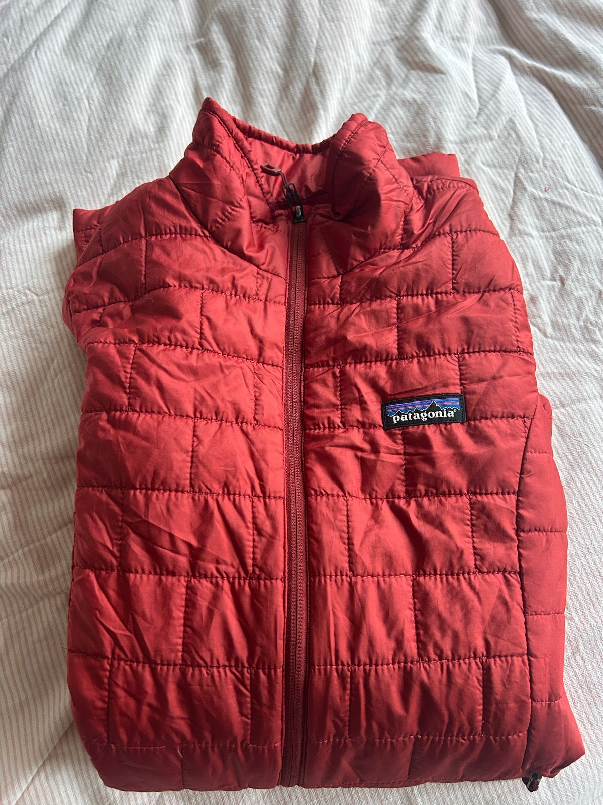 Patagonia donsjas dames XS rood, Ophalen of Verzenden, Zo goed als nieuw, Maat 34 (XS) of kleiner, Rood