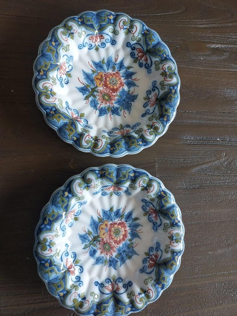 2 Makkum wandborden gekocht bij kunsthandel Alberts, Ophalen