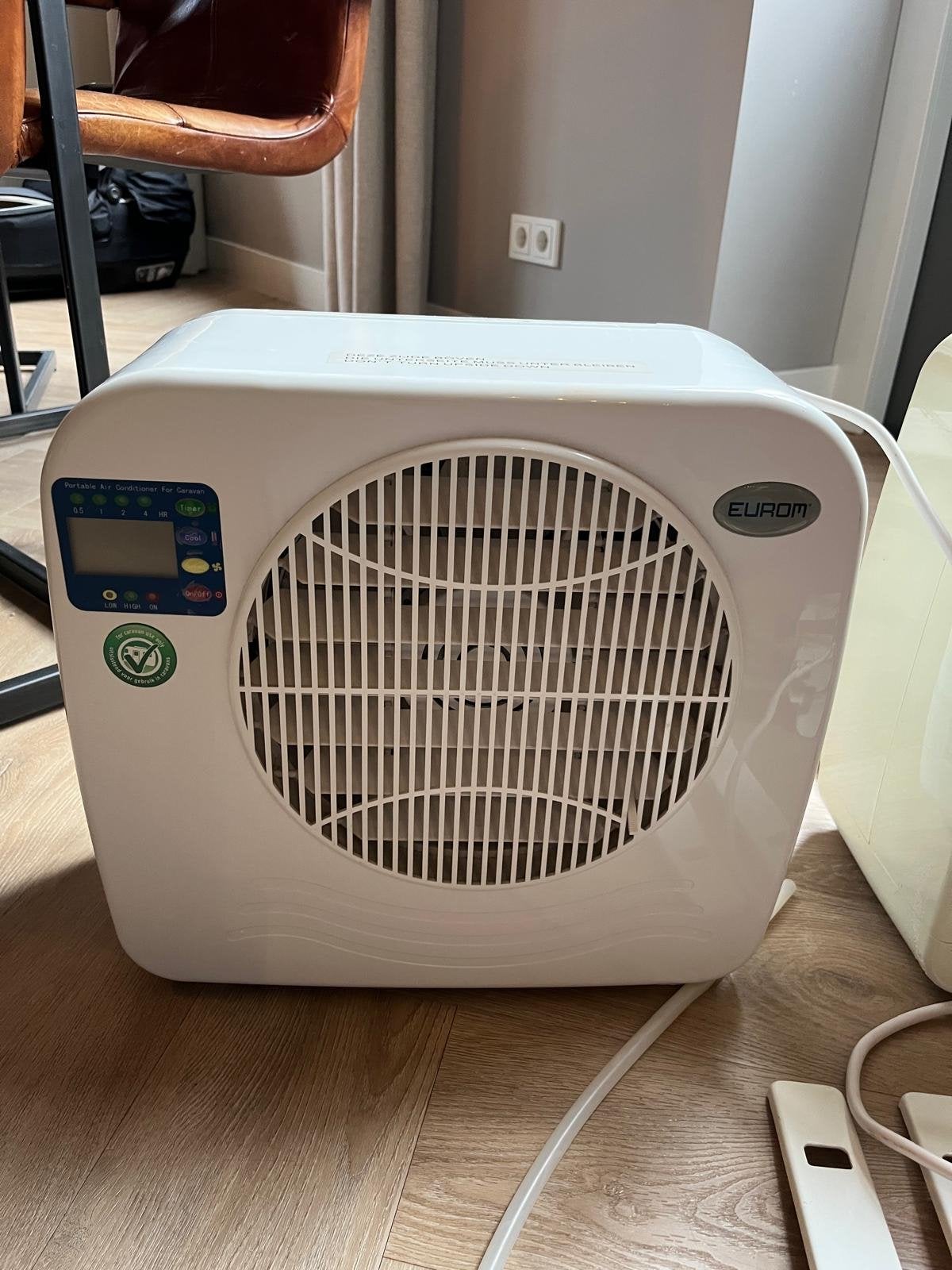 Eurom AC2401 Caravan Airco - Mobiele Airco, Ophalen, Gebruikt, Minder dan 60 m³, Timer
