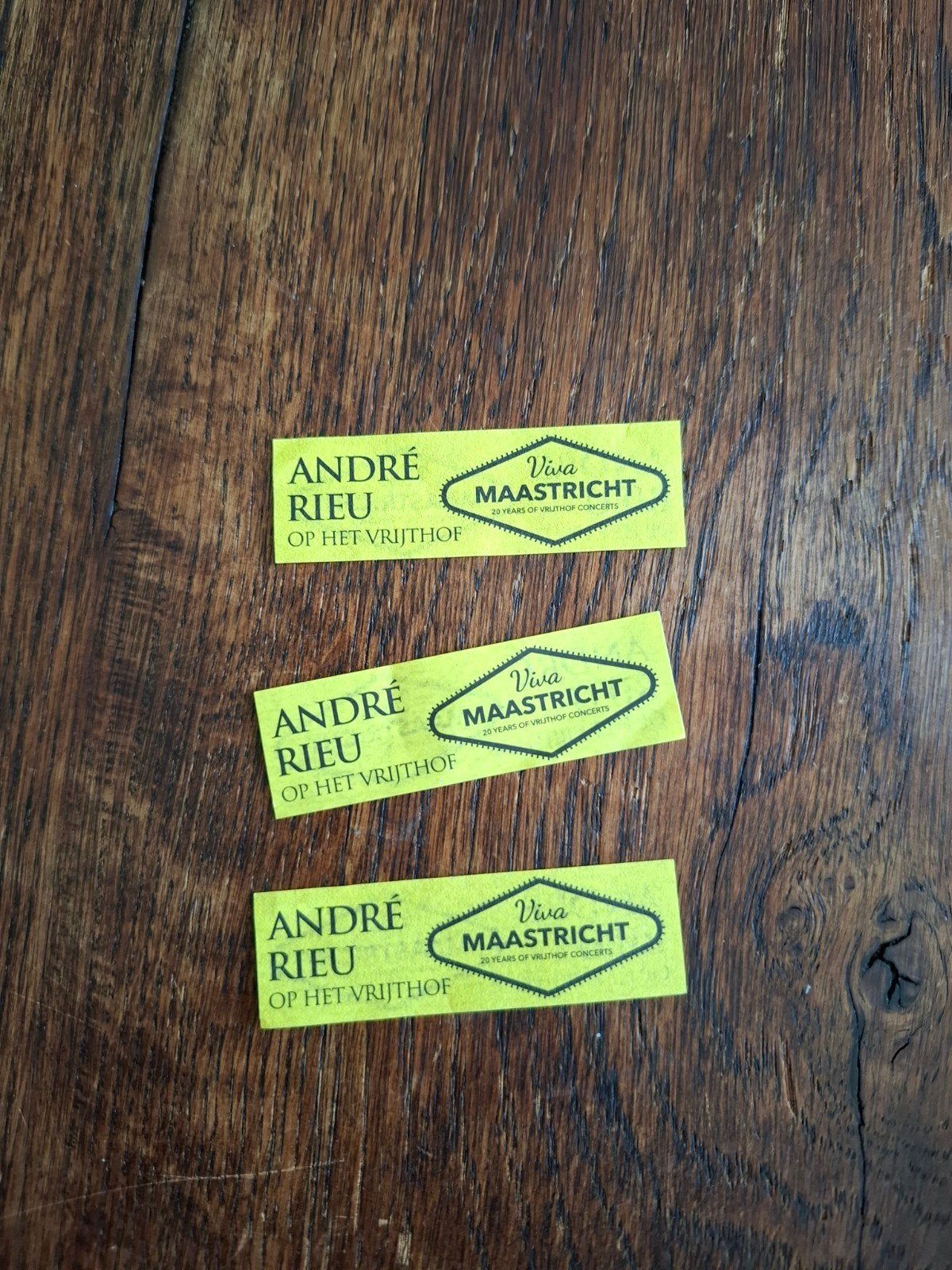 Confetti André Rieu. Met opdruk!, Ophalen of Verzenden, Foto of Kaart