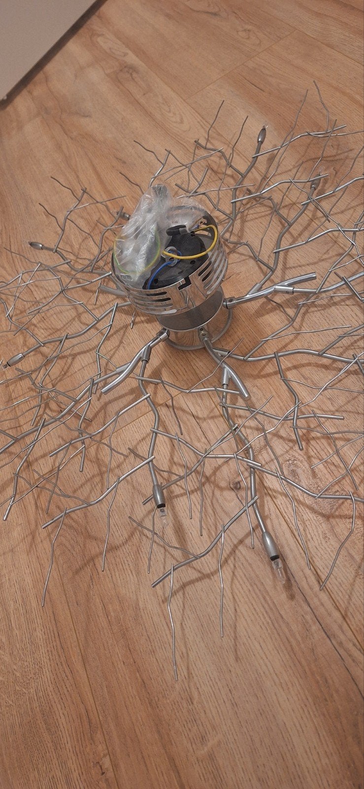 Moderne plafondlamp 'takken' design, Ophalen