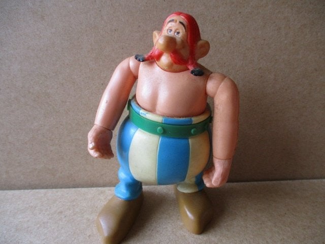 adv10854 asterix poppetje 2, Verzamelen, Ophalen, Asterix en Obelix, Gebruikt, Beeldje of Figuurtje