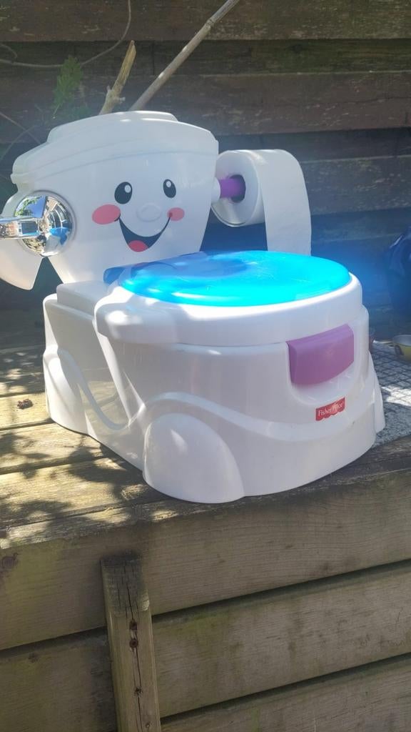 Trainings potje Fisher Price, Ophalen