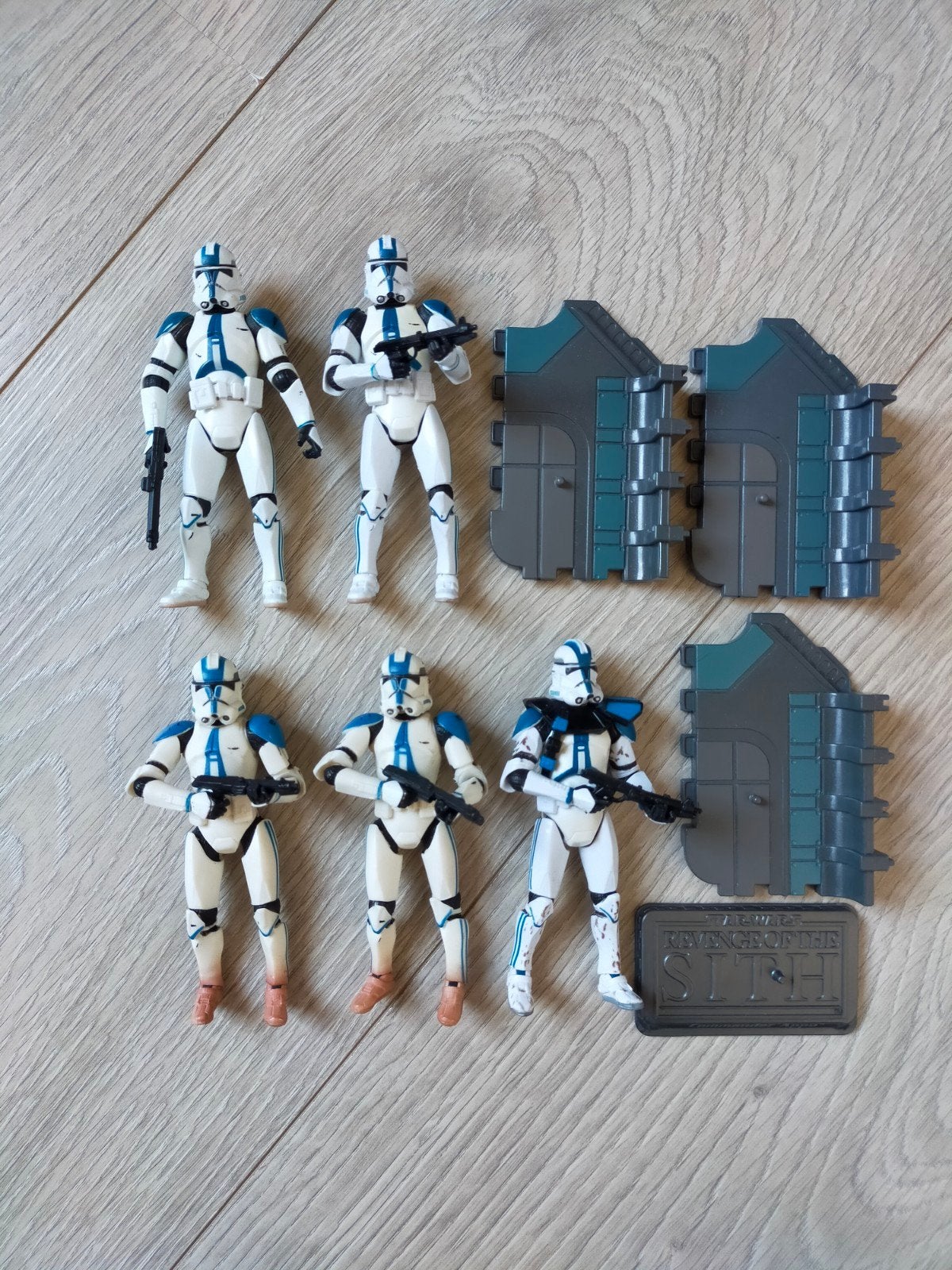 Star Wars 501st Clone Troopers & Commander Appo Figuren, Verzamelen, Star Wars, Ophalen of Verzenden, Zo goed als nieuw, Actiefiguurtje