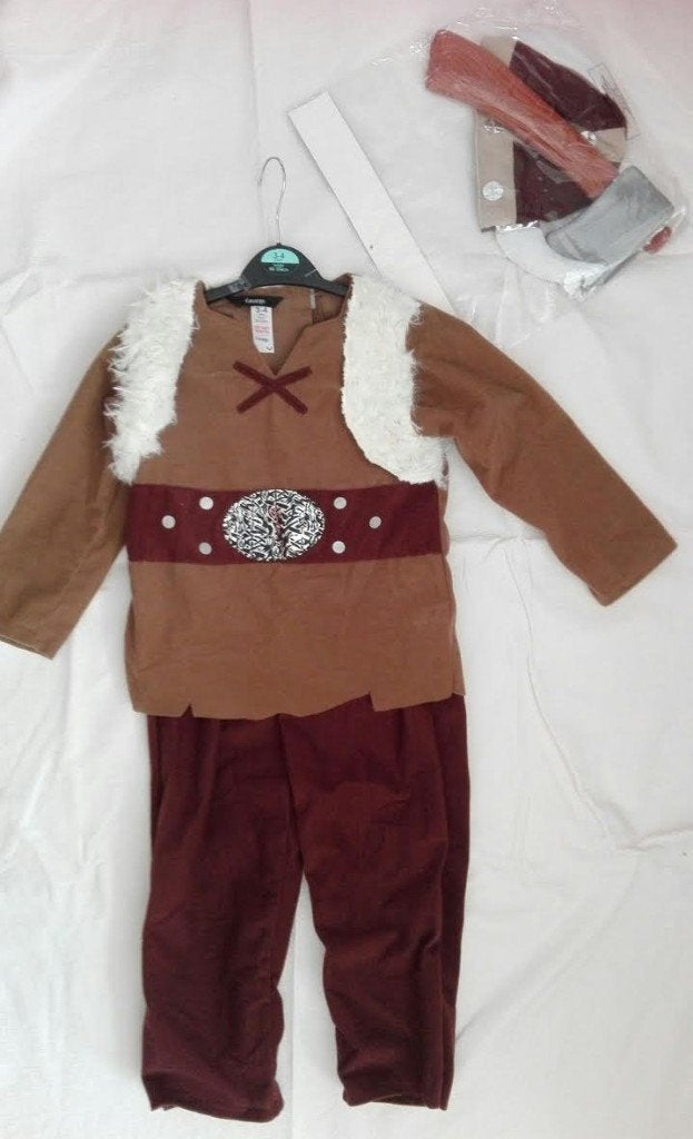 Nieuw 4 delig Viking outfit mt 92 / 104, Ophalen of Verzenden, Nieuw, 104 of kleiner, Jongen