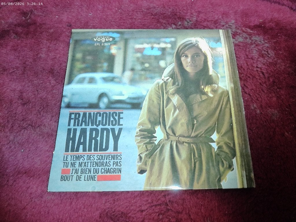 Francoise Hardy - EP Le temps de souvenirs, Gebruikt, 7 inch, Pop, EP