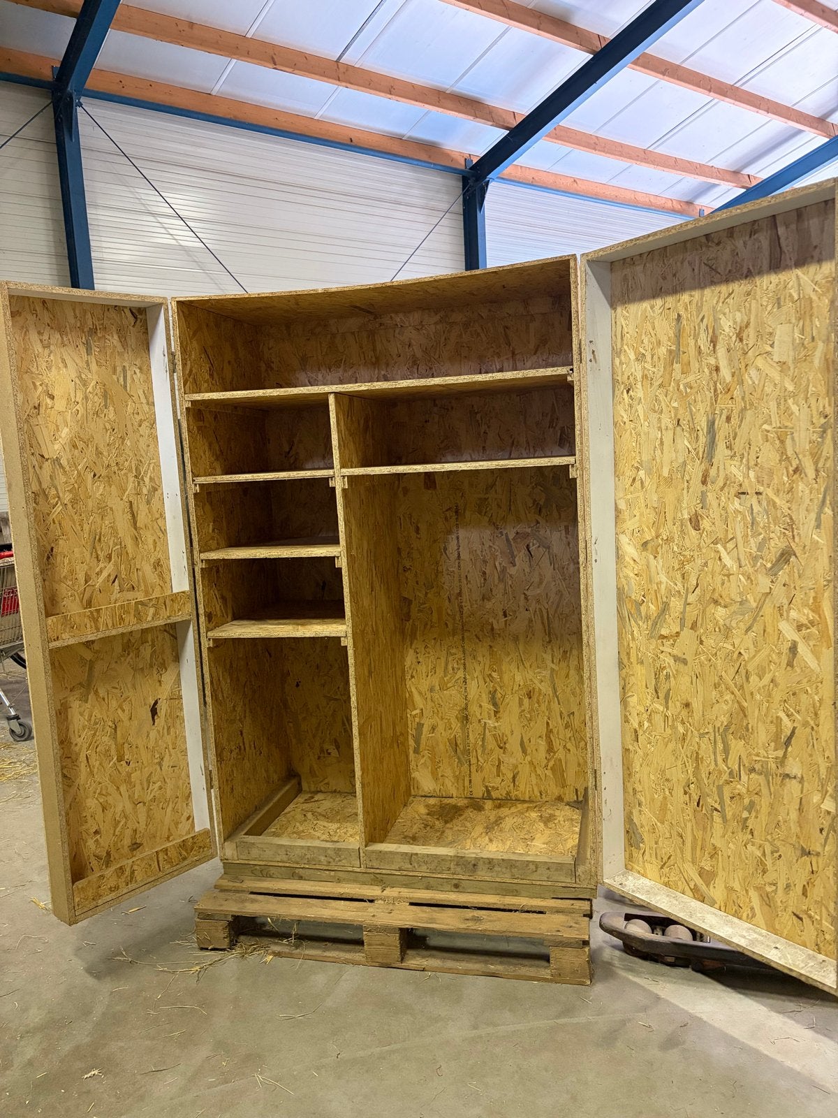 Grote zadelkast 120x180x70 cm voor 2 zadels, Ophalen, Gebruikt, 100 tot 150 cm, 150 tot 200 cm
