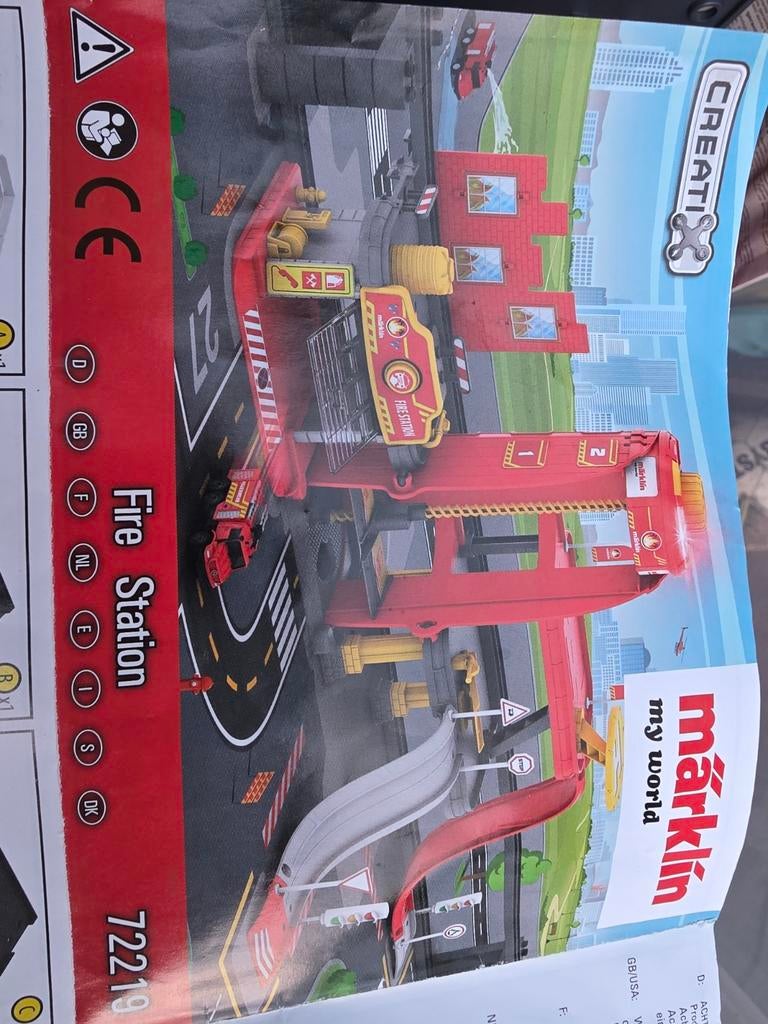 Märklin My World Brandweerkazerne Speelset, Ophalen of Verzenden