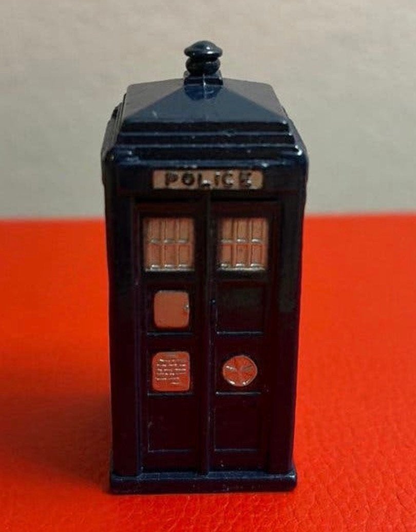 Dinky Toys No. 751 / 42A Police Telephone Box Dr Who Tardis, Hobby en Vrije tijd, Modelauto's | 1:43, Ophalen of Verzenden, Zo goed als nieuw