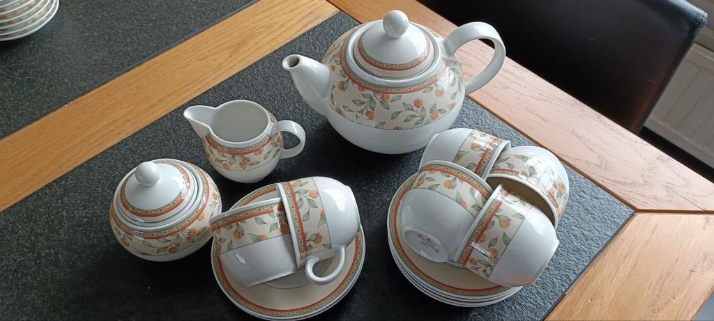 Koffietijd servies Art-Design, Antiek en Kunst, Antiek | Servies compleet, Ophalen of Verzenden