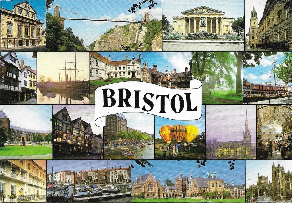 Ansichtkaart  	Bristol (Engeland)	20-luik, Verzenden, 1980 tot heden, Gelopen, Engeland