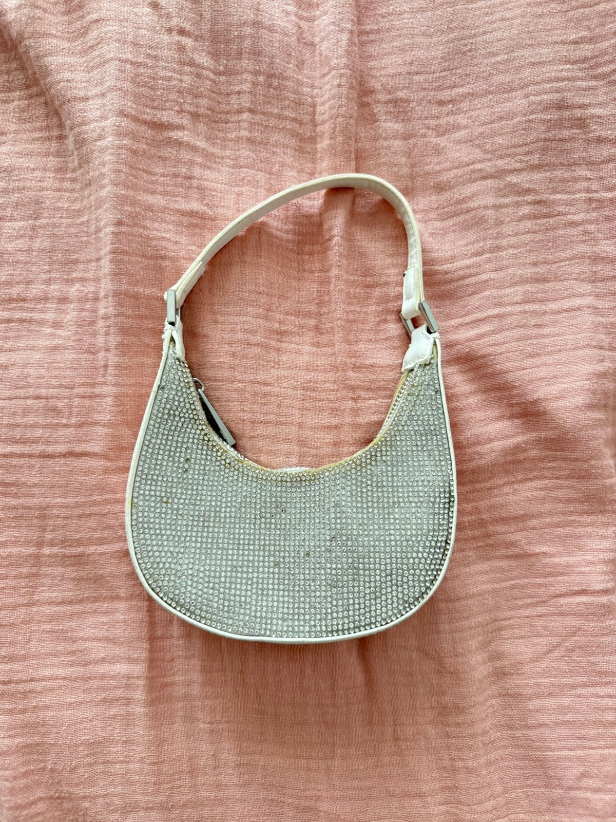 Glitter tasje ASOS, Ophalen of Verzenden, Gebruikt, Overige kleuren, Avondtasje