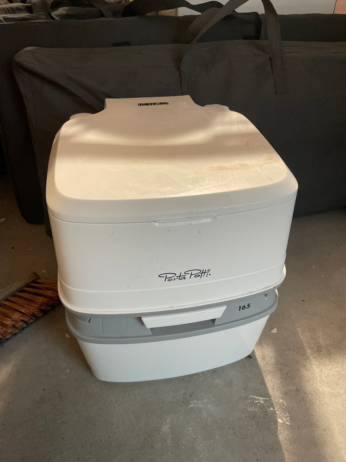 Thetford Porta Potti 165 - Draagbaar Toilet, Caravans en Kamperen, Kampeeraccessoires, Ophalen of Verzenden, Gebruikt