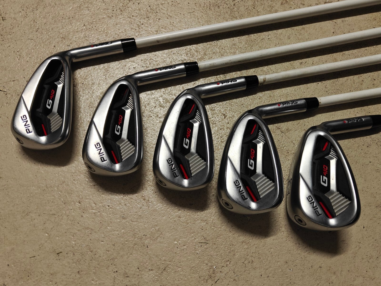 Ping G410 Irons 6-P *Accra shafts*, Ophalen of Verzenden, Gebruikt, Set, Ping