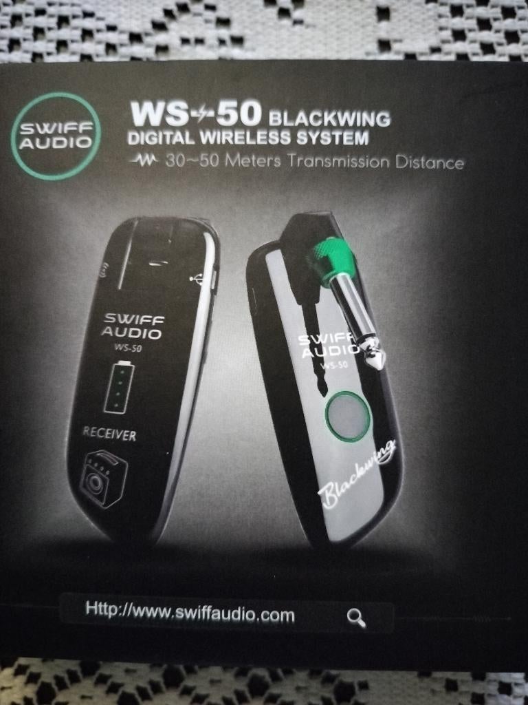 Swiff Audio WS-50 gitaar draadloos systeem, Ophalen of Verzenden, Zo goed als nieuw