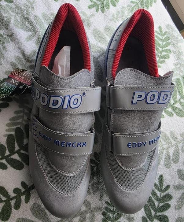 eddy/merckx/podio/wielren/schoenen/m./47/vintage/verzamelen, Ophalen of Verzenden, Kleding