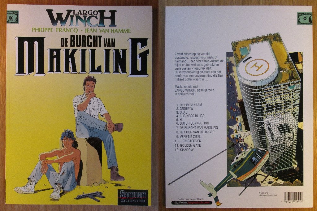 Largo Winch 7 + 8 - Burcht van Makiling + Uur vd tijger (SC), Meerdere stripboeken, Ophalen of Verzenden, Nieuw, Philippe Francq & Jean van Hamme
