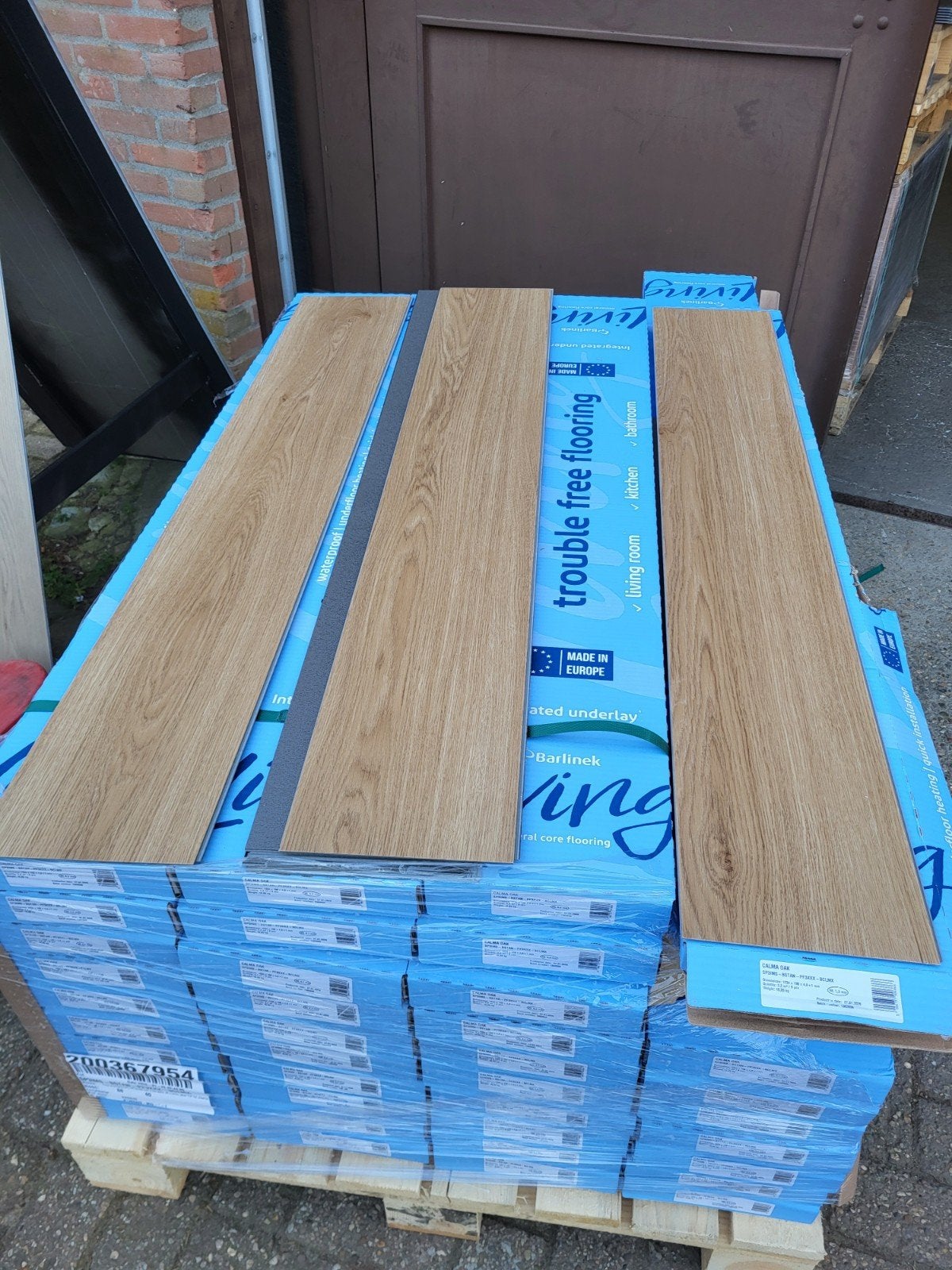Topactie: pvc klik vloer €12,95 per m2 (Nieuw) Outlet Op=Op, Verzenden, Nieuw, 75 m² of meer, Laminaat