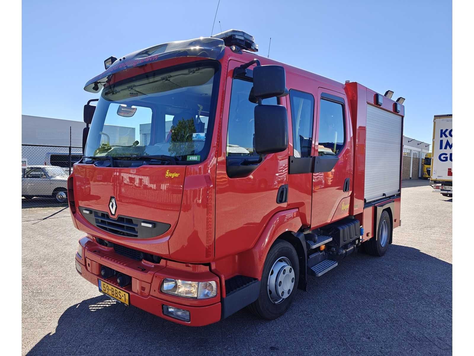 Renault - 2013 - MIDLUM 220.10 EXTRA LIGHT - Brandweerwagen, Auto's, Euro 5, Gebruikt, Overige modellen, Overige carrosserieën