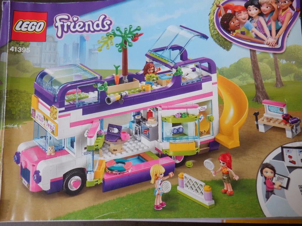 vriendschapsbus lego friends 41395, Kinderen en Baby's, Speelgoed | Duplo en Lego, Ophalen, Lego, Friends, Zo goed als nieuw