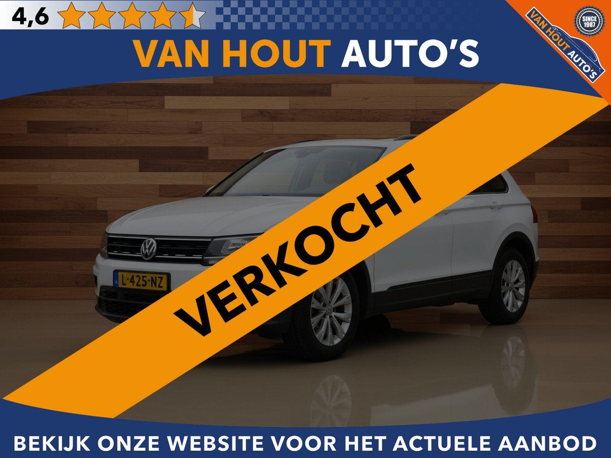 Volkswagen Tiguan 1.4 TSI ACT Connected Series | VERKOCHT, Auto's, Volkswagen, Stof, 4 cilinders, 150 pk, Wit