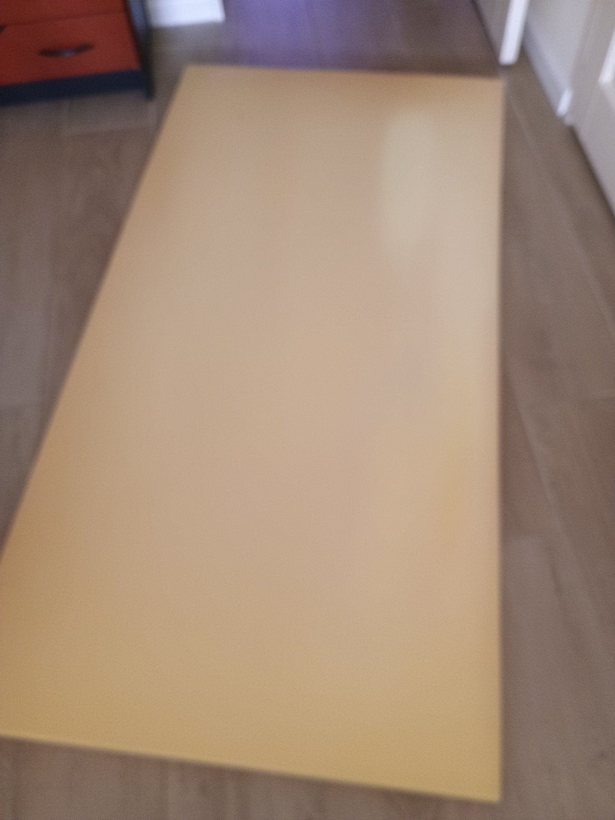Schuimrubber 90x180x4 cm gratis, Ophalen, Overige materialen, Geel, Zo goed als nieuw
