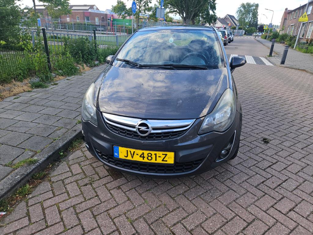 Opel Corsa 1.2 16V 5D 2014 Grijs, Auto's, Voorwielaandrijving, Euro 5, 1063 kg, 4 cilinders