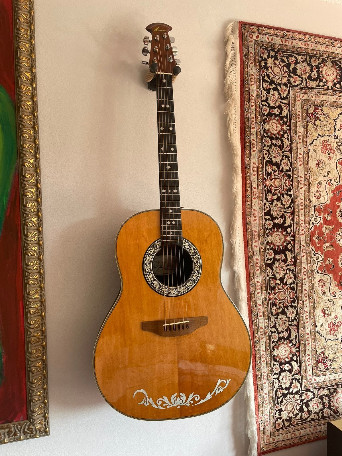 Prachtige originele Ovation Custom Balladeer uit 1982, Ophalen, Zo goed als nieuw, Western- of Steelstringgitaar